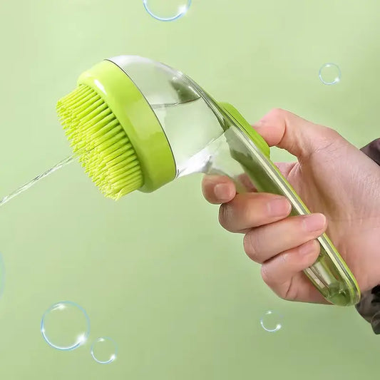 Shampoo Dispensing Dog Bath Brush