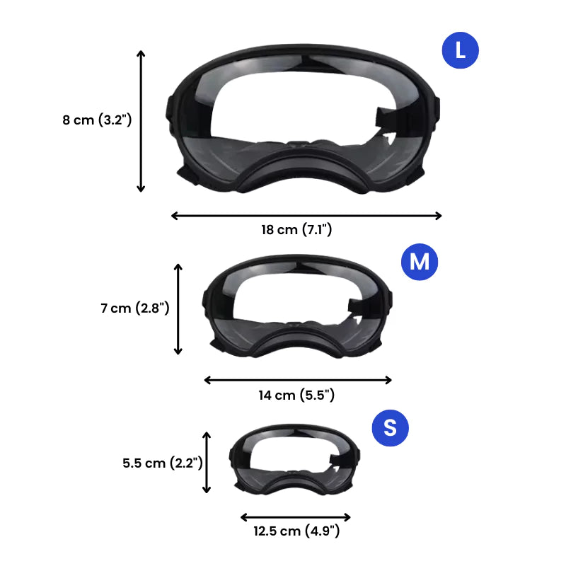UV400 Sun and Wind Dog Goggles