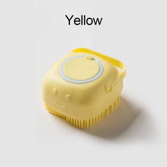 Shampoo Dispensing Dog Bath Brush