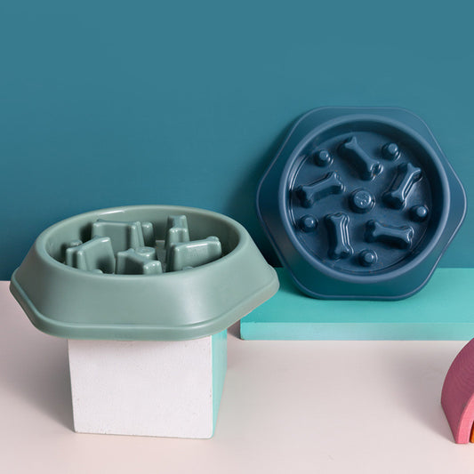 Slow Feeder Dog Bowl with Non-Slip Base