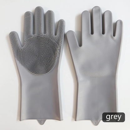 Pet Bathing Gloves, 1 Pair Pet Hair Removal Gloves, Pet Massage Gloves, Dog & Cat Grooming Supplies, Bath Accessories for Dogs & Cats