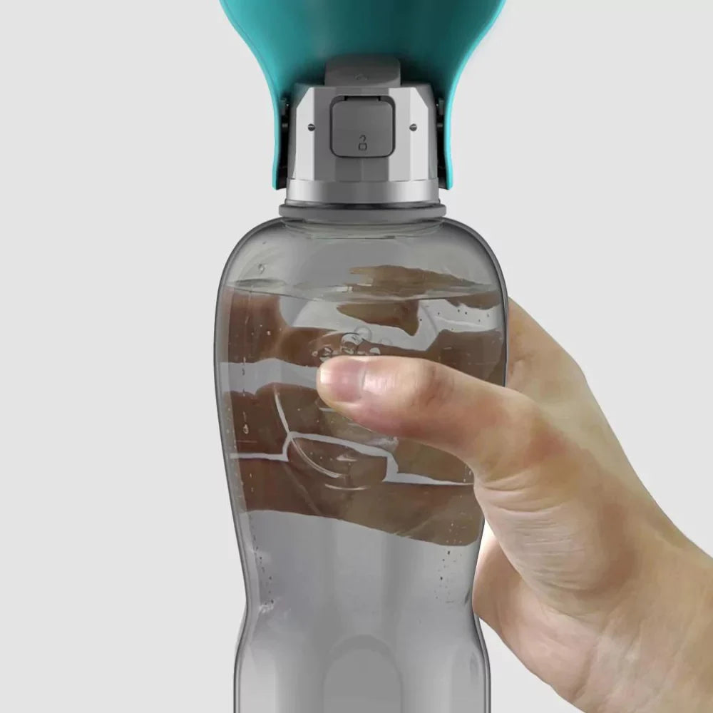 Pink Dog Water Bottle | No Spill