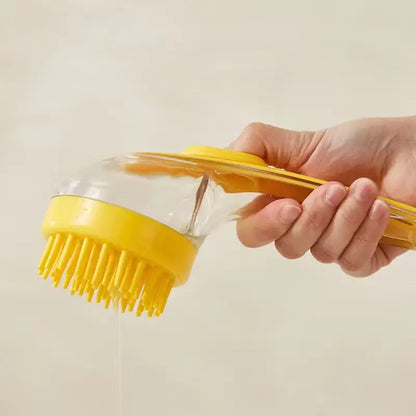 Shampoo Dispensing Dog Bath Brush