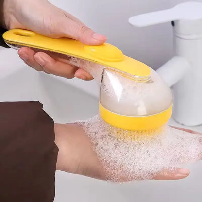 Shampoo Dispensing Dog Bath Brush
