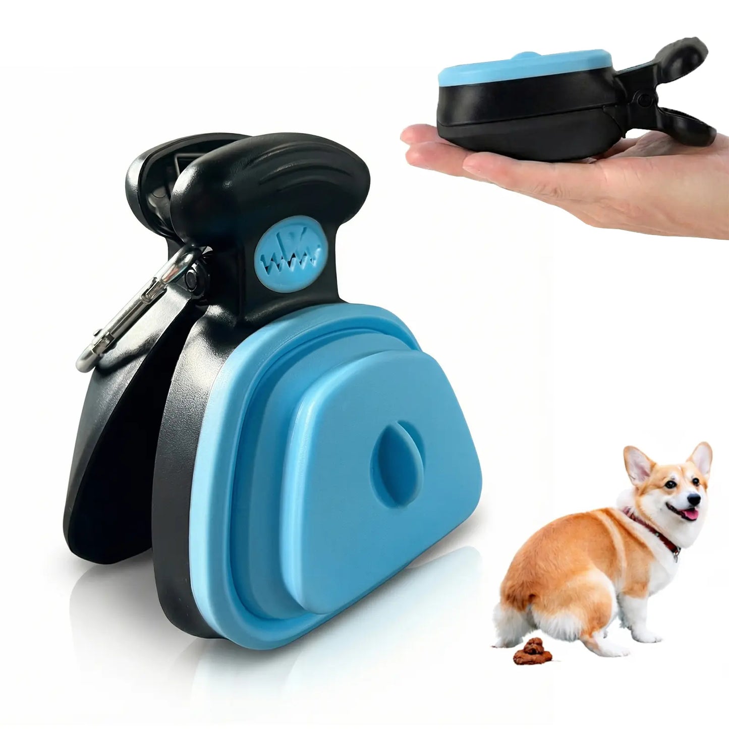 Foldable Pet Waste Scooper - Compact and Portable Design
