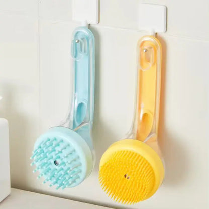 Shampoo Dispensing Dog Bath Brush