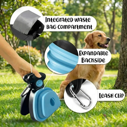 Foldable Pet Waste Scooper - Compact and Portable Design