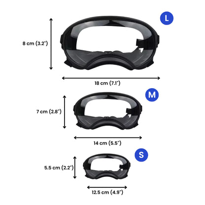 UV400 Sun and Wind Dog Goggles
