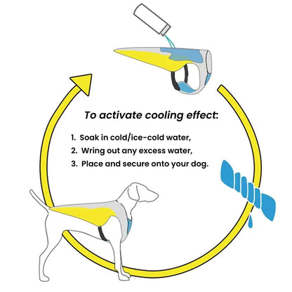 Cooling Dog Vest with Leash Ring