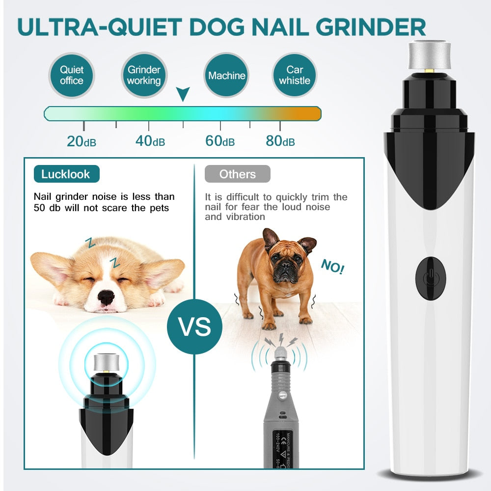 Quiet Nail Grinder for Small and Medium Dogs