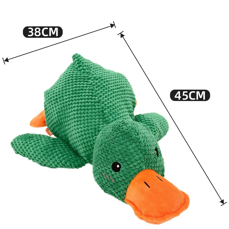 Dog Sleeping Toy Duck Chew Sounding Toy for Small Medium Large Dogs