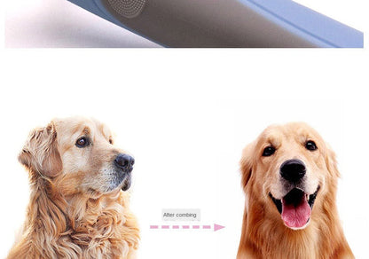 Double-Sided Dematting Dog Undercoat Rake