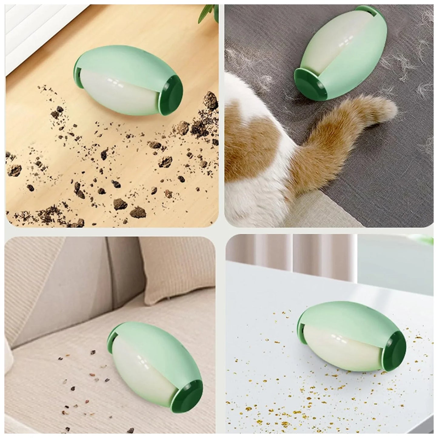 Reusable Gel Pet Hair Remover – Travel-Friendly & Easy Clean