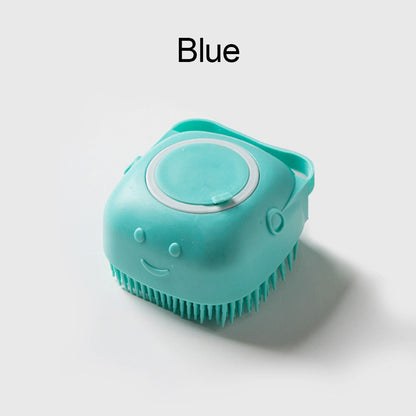 Shampoo Dispensing Dog Bath Brush