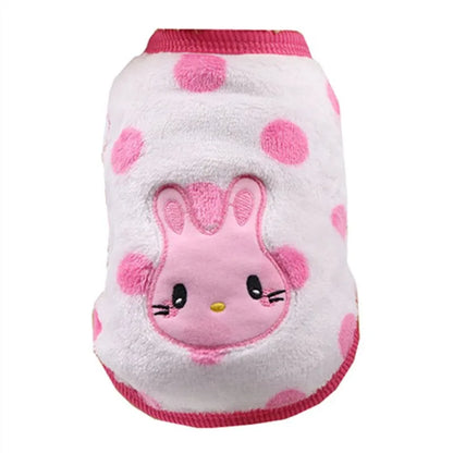 Embroidered Small Dog Fleece Sweater