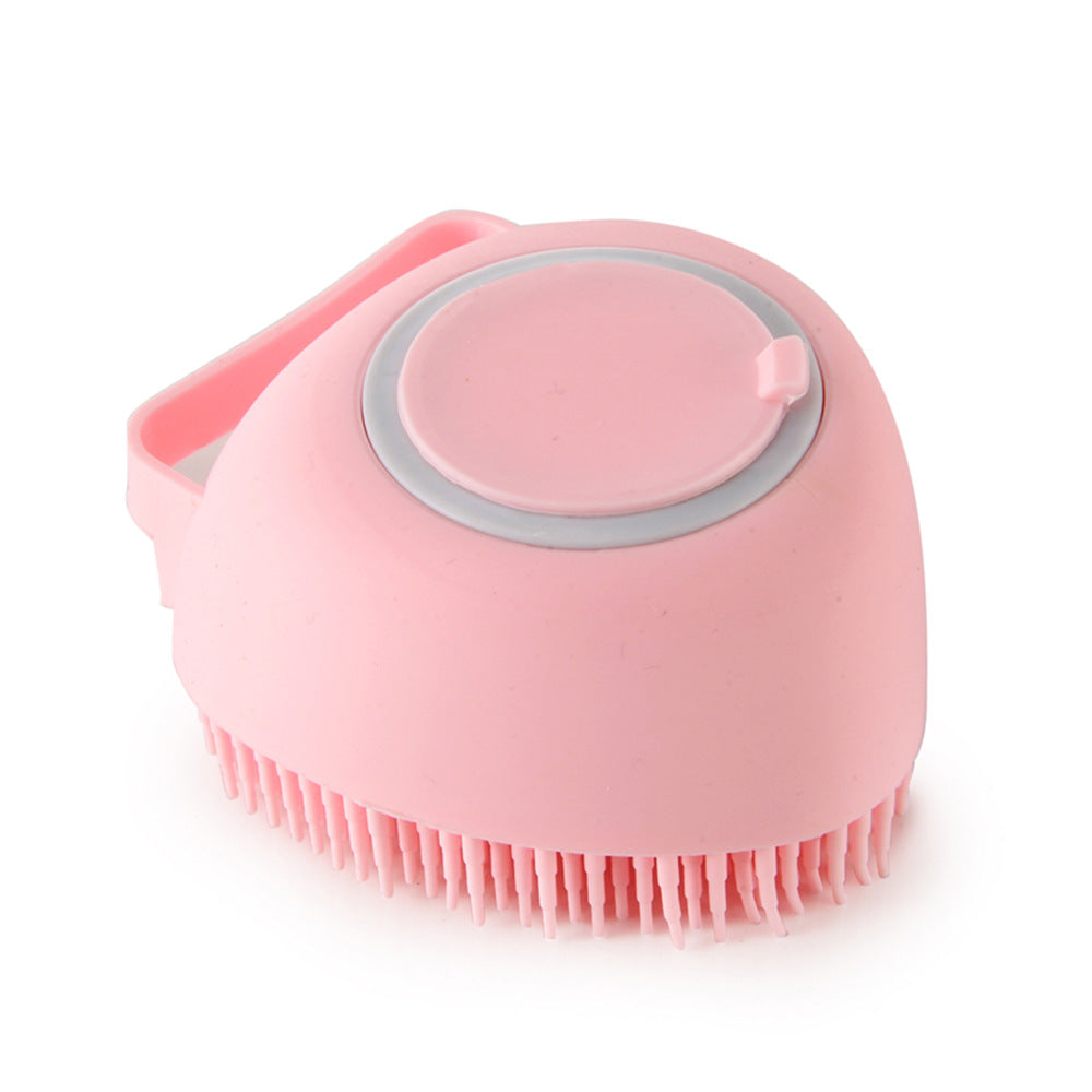 Shampoo Dispensing Dog Bath Brush