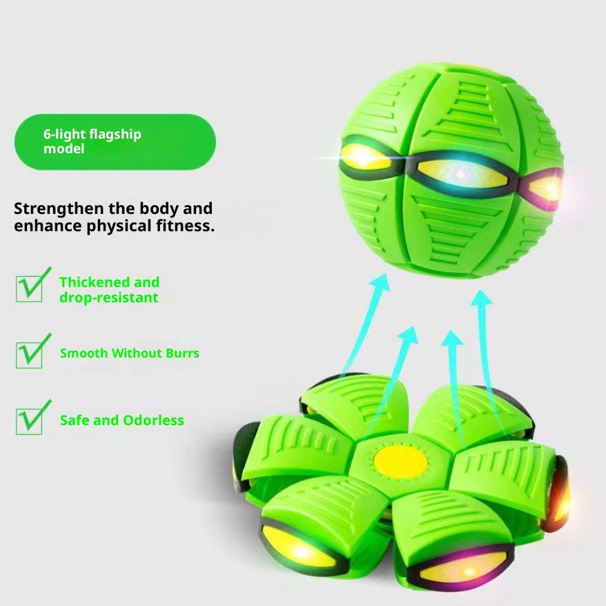 Light-Up Flying Saucer Dog Toy