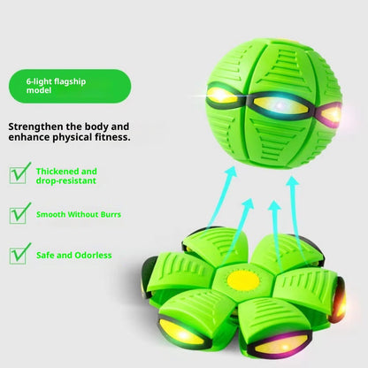 Light-Up Flying Saucer Dog Toy