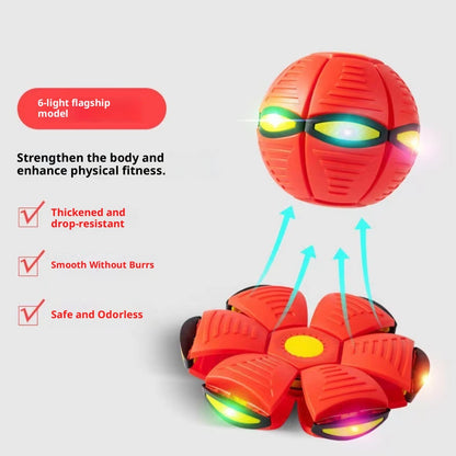 Light-Up Flying Saucer Dog Toy