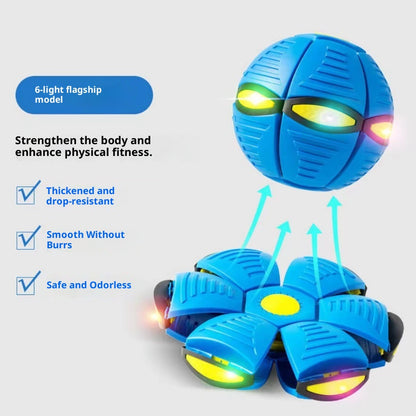 Light-Up Flying Saucer Dog Toy