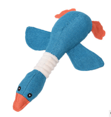 Squeaky Plush Goose Dog Toy