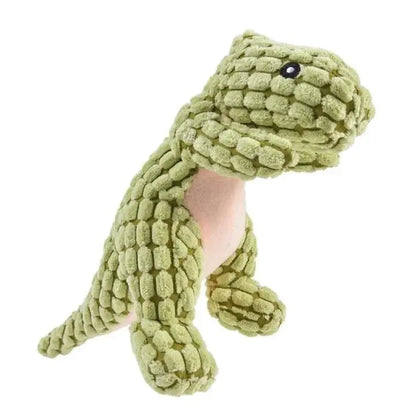 Squeaky Corduroy Dinosaur Dog Toy